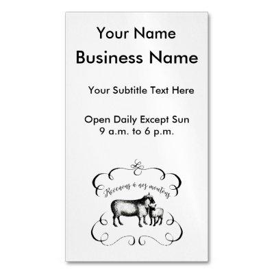 Let's Get Back to Our Sheep - Funny Vintage Farm  Magnet