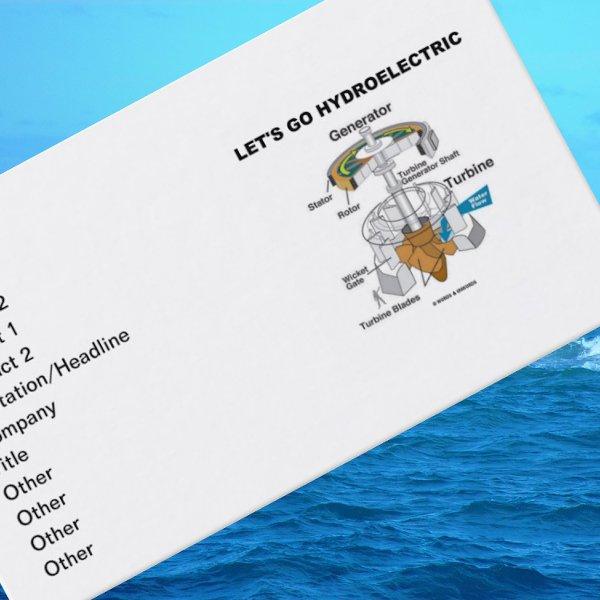 Let's Go Hydroelectric (Turbine Generator)
