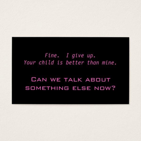 Let's talk about tv instead