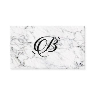 Letter B on Marble texture Initial personalized