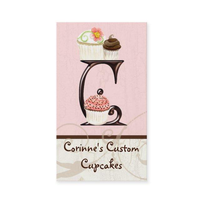 Letter C Monogram Dessert Bakery