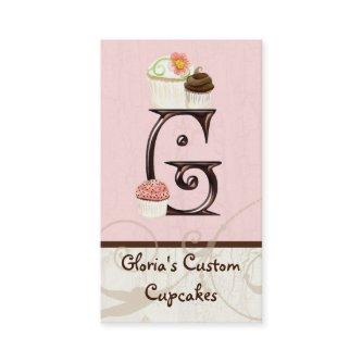 Letter G Monogram Dessert Bakery