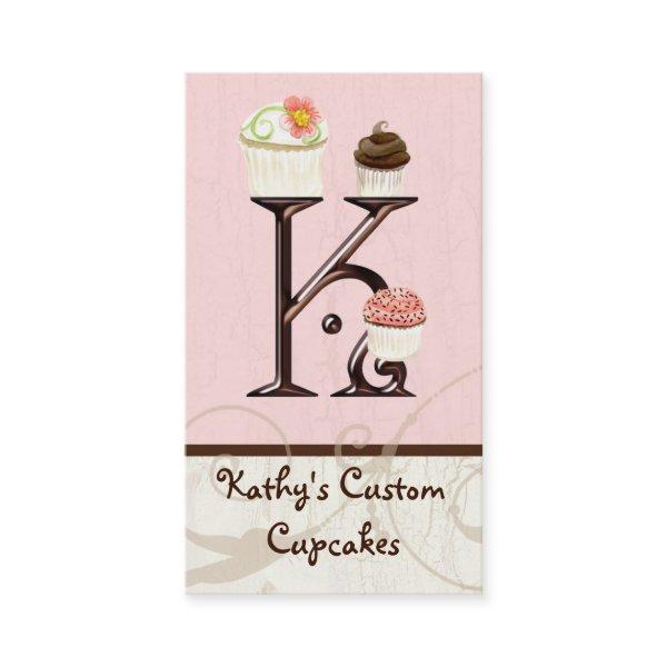 Letter K Monogram Dessert Bakery