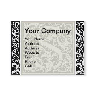 Letter S Medieval Monogram Art Nouveau