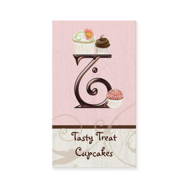 Letter T Monogram Dessert Bakery