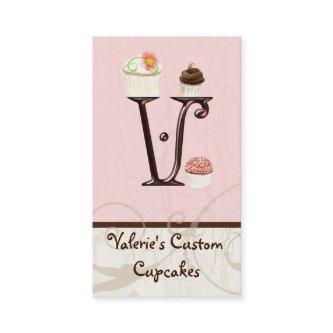 Letter V Monogram Dessert Bakery