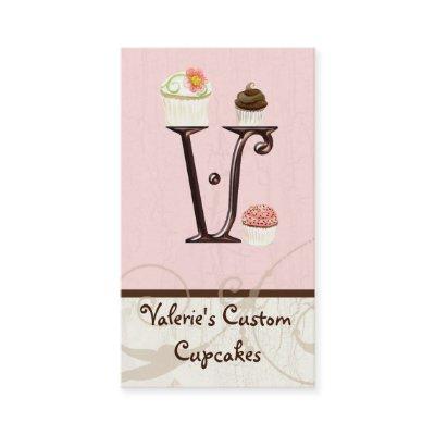 Letter V Monogram Dessert Bakery