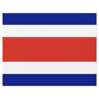 Letterhead with Flag of Costa Rica