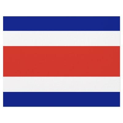 Letterhead with Flag of Costa Rica