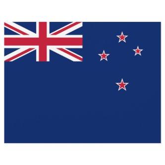 Letterhead with Flag of New Zealand