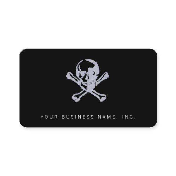 Letterpress Style Jolly Roger