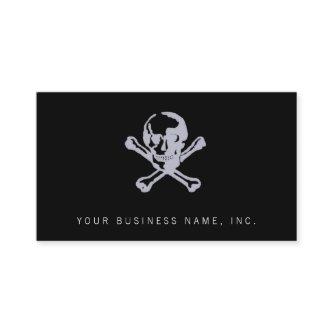 Letterpress Style Jolly Roger