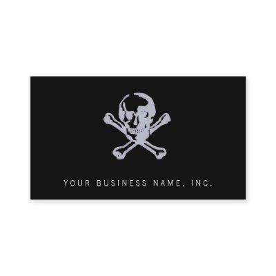 Letterpress Style Jolly Roger