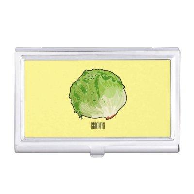 Lettuce cartoon illustration   case