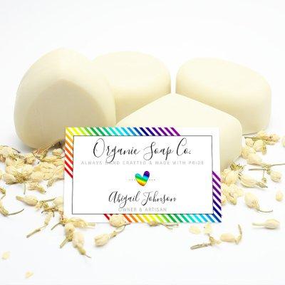 LGBTQ Artisan Small Business Rainbow Stripes