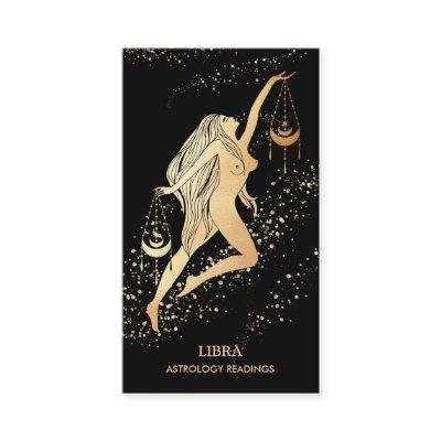 *~* LIBRA Zodiac Astrology Reading Gold  Black