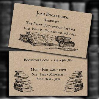 Librarian Archivist Books Custom