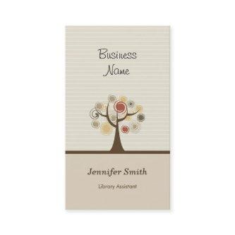 Library Assistant - Stylish Natural Theme