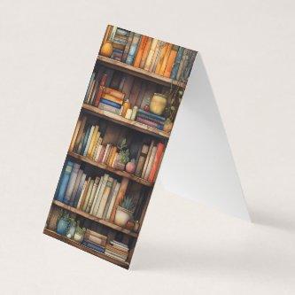 Library Bookshelves Folding Bookmarks Bookmarker