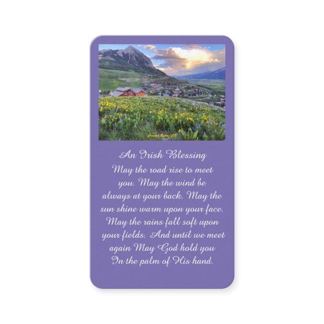 Life Celebration Memorial Funeral Card