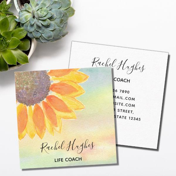 Life Coach Sunflower Colorful