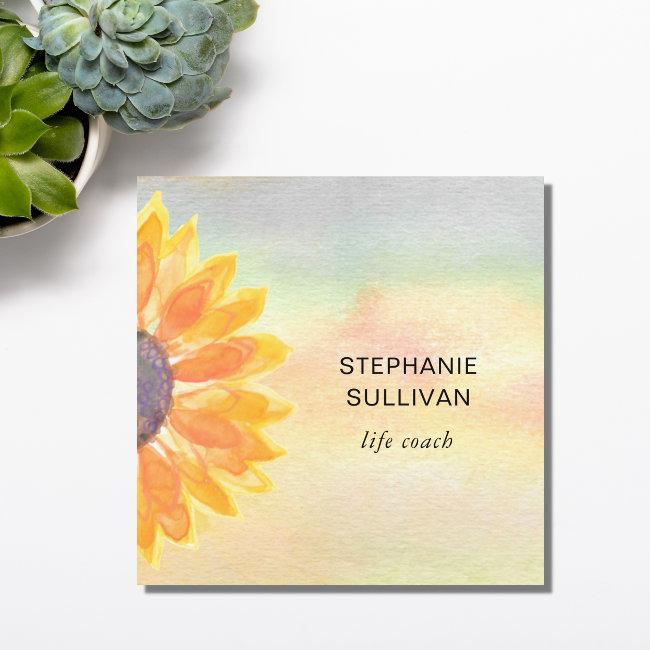 Life Coach Watercolor Square