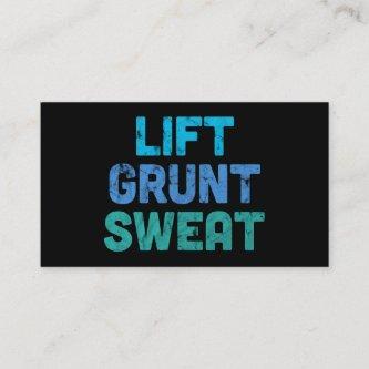 Lift Grunt Sweat Bodybuilder Gym Exercise