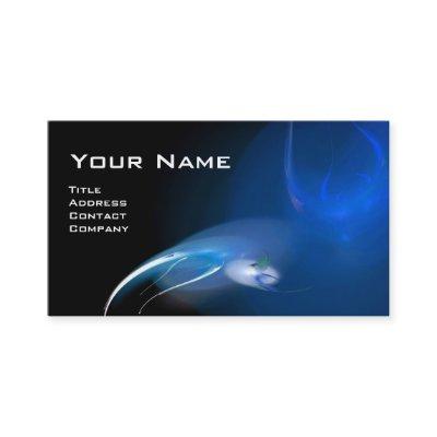 LIGHT BIRD MONOGRAM Vibrant black blue