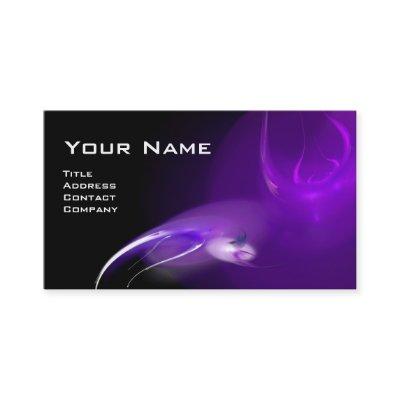 LIGHT BIRD MONOGRAM Vibrant black purple