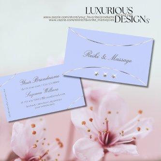 Light Blue with White Gold Decor and Jewels Modern