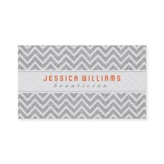 Light Gray Chevron Pattern Faux Linen Texture