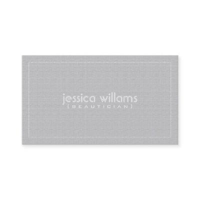Light Gray Linen Print