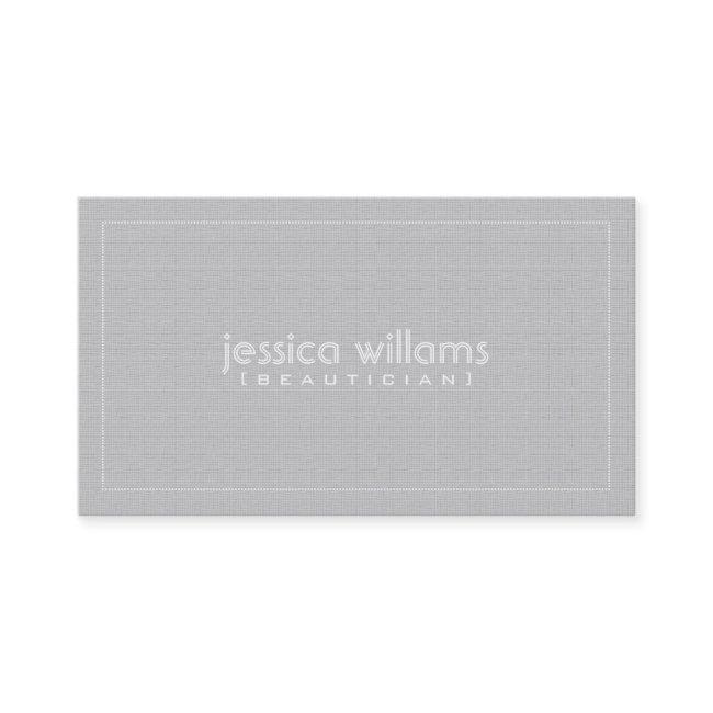 Light Gray Linen Print