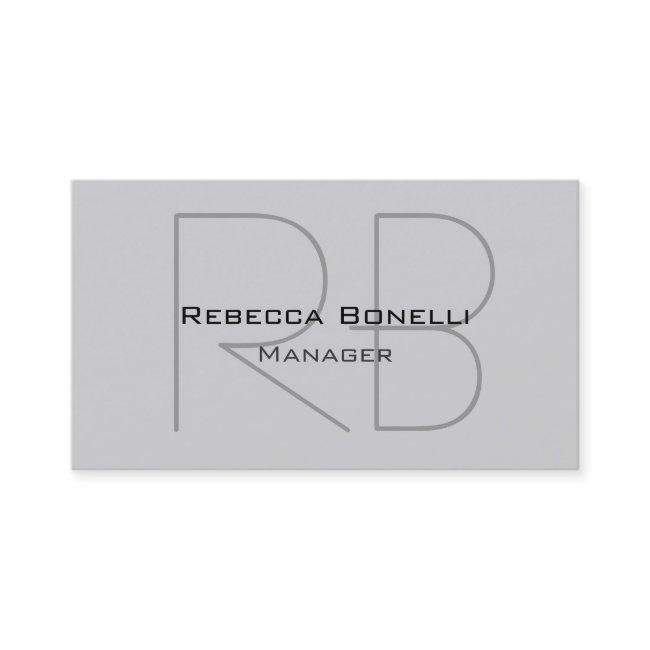 Light Gray Monogram Manager