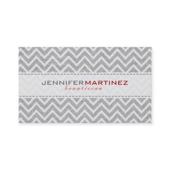 Light Gray Retro Chevron Pattern Linen Texture