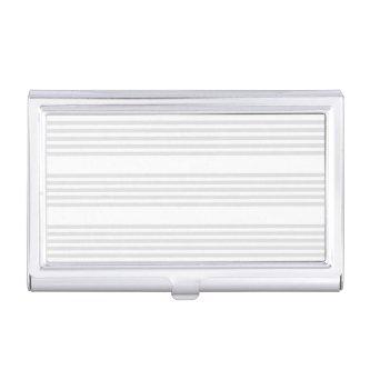 Light grey and white five stripes pattern  case