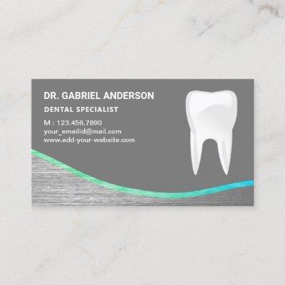 Light Grey Steel Tooth Dental Clinic Dentist