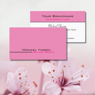 Light Pink and White Simple Modern Professional