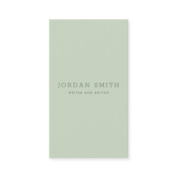 Light sage green modern vertical professional