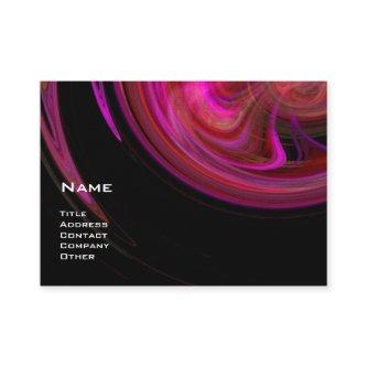 LIGHT VORTEX, RED PINK PURPLE FRACTAL SWIRLS Black
