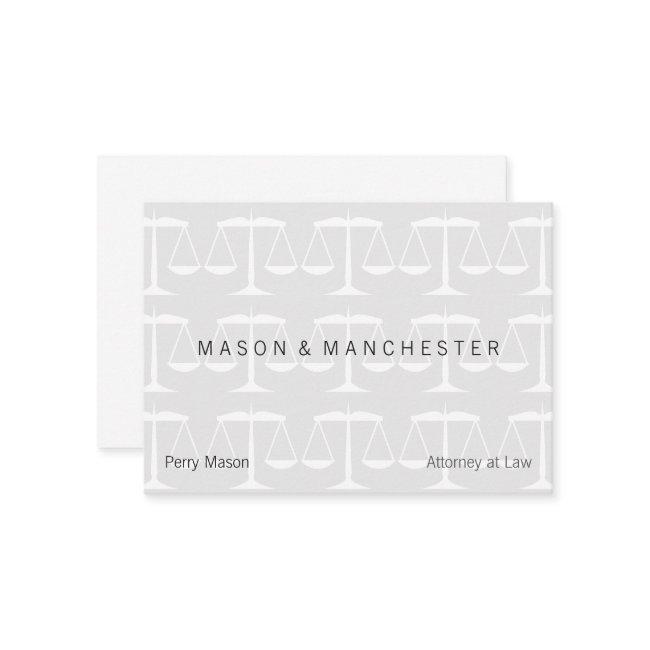 Light White "Watermark Style" Scales of Justice