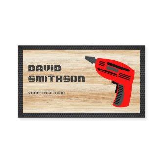 Light Wood Hardware Power Tool Red Drill Machine