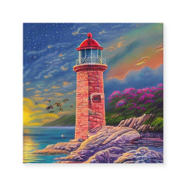 Lighthouses, with Their Iconic Towers and Beaming Square