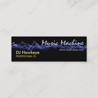 Lightning Blue Sound Wave Professional DJ Mini