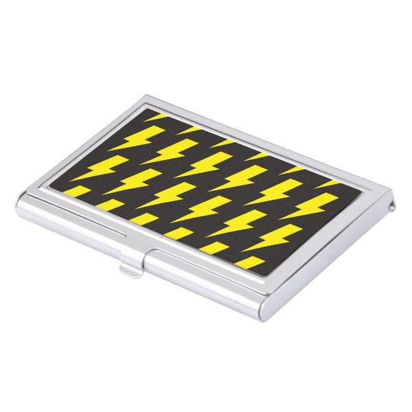 Lightning bolts yellow black  holder