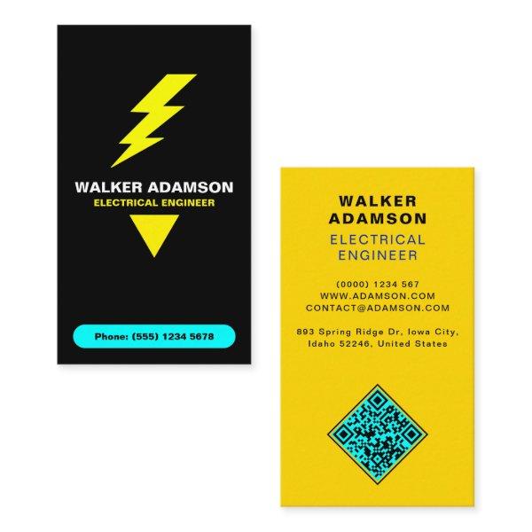(Lightning QR Code) Electrical Work Electrician