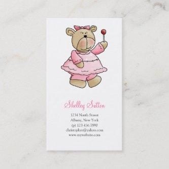 Lil' Bears · Baby Girl Pink Dress
