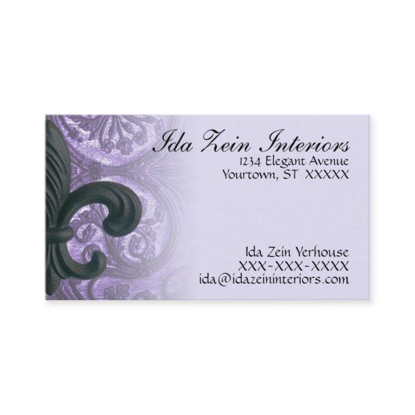 lilac "iron fleur de lis" Custom