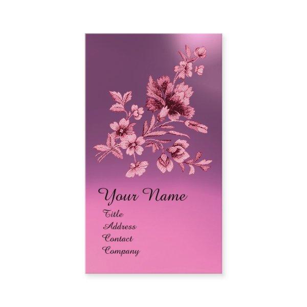 LILAC PURPLE FLOWER BOUQUET AND CARNATION MONOGRAM