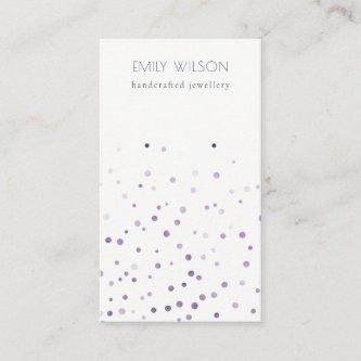 Lilac Watercolor Confetti  Stud Earring Display